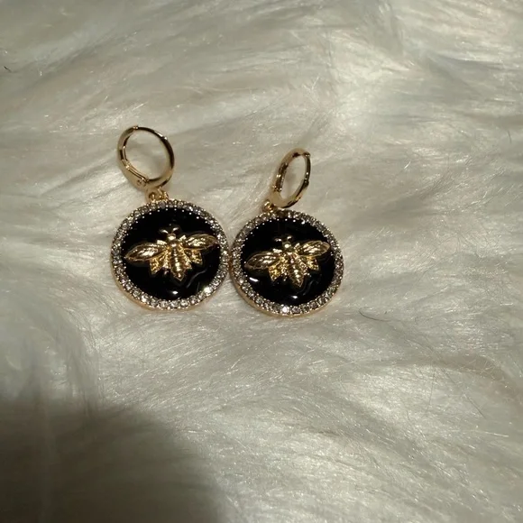 Bee Earrings - Picture 7 of 16